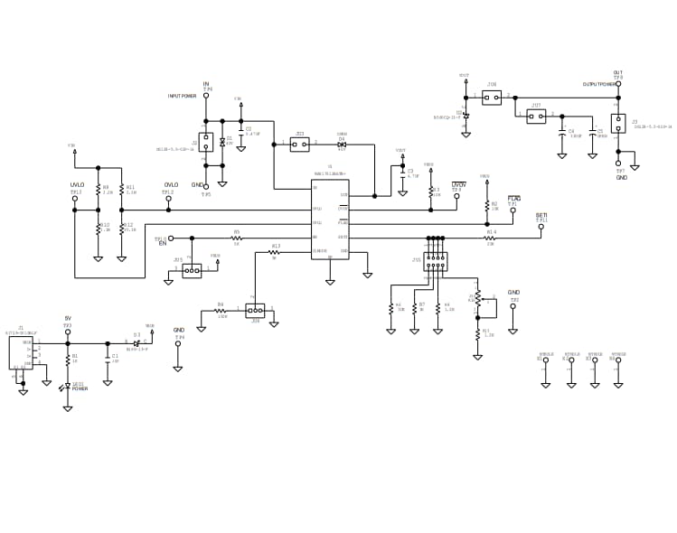 Schaltplan - Analog Devices / Maxim Integrated MAX17612BEVKIT Evaluierungskit